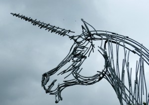 La Licorne (détail) - sculpture de Christian Hirlay - crédit photo Yseult Carré                     