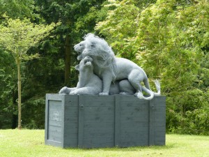 Les Lions - sculpture d'Aurélien Raynaud- crédit photo Yseult Carré            
