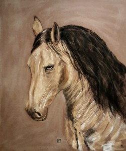 macho-cheval-andalou-de-l-almeria-parc-d-apres-photo-de-pastel-sec-copyright-yseult-carre